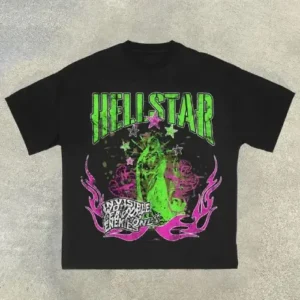 Hellstar Invisible Wounds T-shirt Black