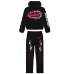 Hellstar Sports Future Flame Tracksuit Black