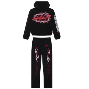Hellstar Sports Future Flame Tracksuit Black