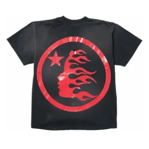 Hellstar Sport Logo Gel T-shirt Black and Red