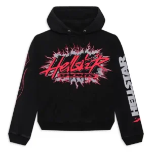 Hellstar Black and Red Sports Hoodie