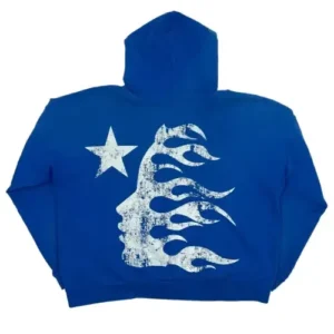 Hellstar Records Yoga Hoodie Blue