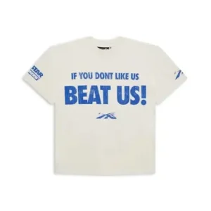 Hellstar Sports Beat Us Tee Blue and White