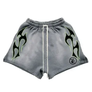 Hellstar Capsule 10 Flame Shorts Grey