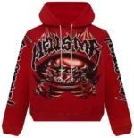 Hellstar Red Halloween Skeleton Airbrushed Hoodie
