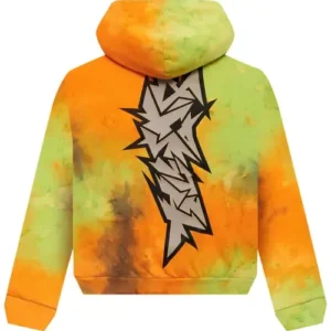 Hellstar Orange Halloween Vomit Hoodie