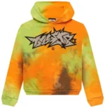 Hellstar Orange Halloween Vomit Hoodie