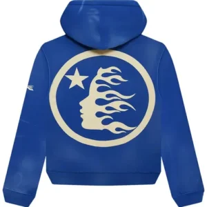 Hellstar Blue No Guts No Glory! Hoodie