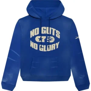Hellstar Blue No Guts No Glory! Hoodie