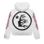 Hellstar White Records Glitter Zip Up Hoodie