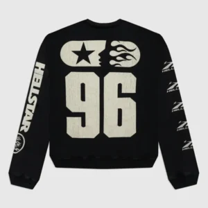 Hellstar Sports 96′ Crewneck Black Sweater