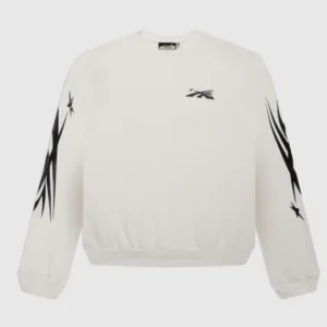 Hellstar Sports Crewneck White Sweater