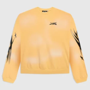 Hellstar Sports Crewneck Yellow Sweater