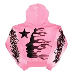 Hellstar Pink Black Hoodie