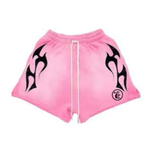 Hellstar Flame shorts Pink