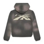 Grey Hellstar Zip Up Hoodie