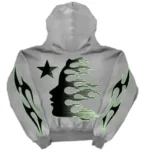 Hellstar Grey in Sport Logo Hoodie
