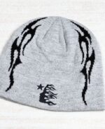 Gray Hellstar Beanie