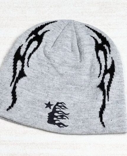 Gray Hellstar Beanie