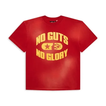 Hellstar No Guts No Glory Red T Shirt