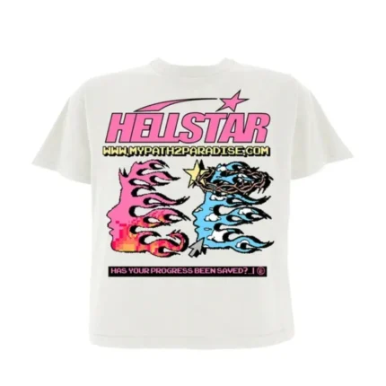 Hellstar Pixel 1996 White shirt
