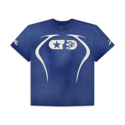 Hellstar Blue Warm Up T-Shirt 11