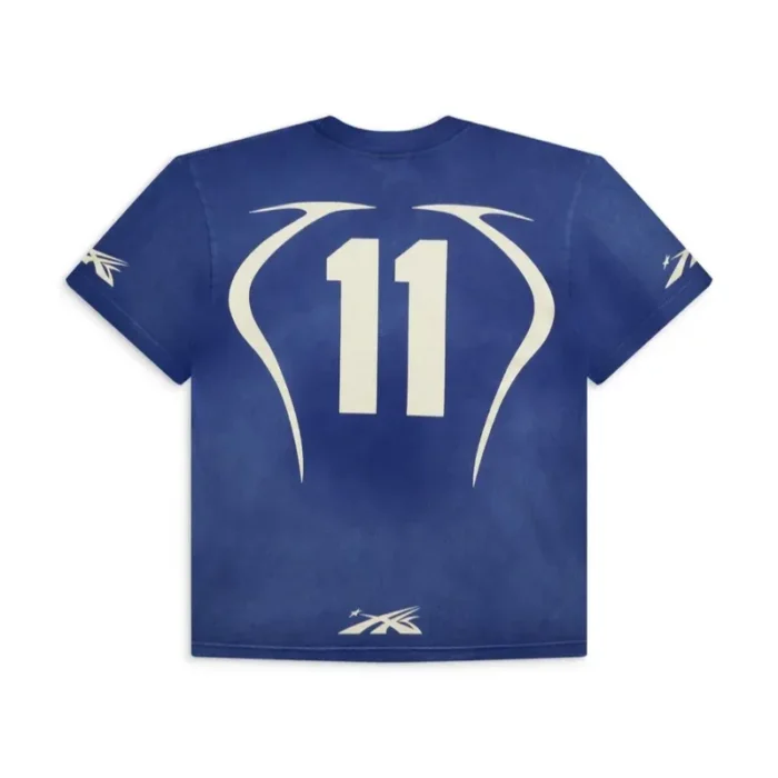 Hellstar Blue Warm Up T-Shirt 11