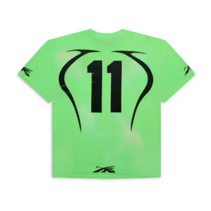 Hellstar Green Warm Up T-Shirt 11