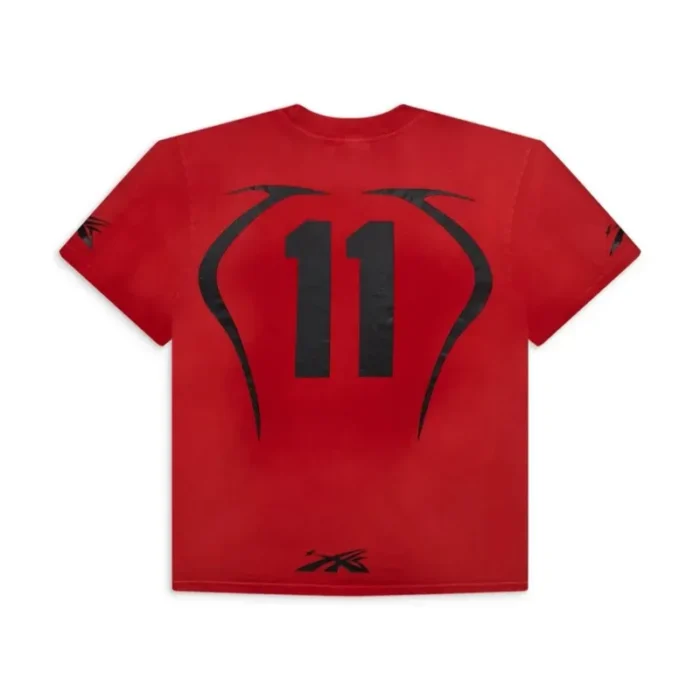Hellstar Red Warm Up T-Shirt 11