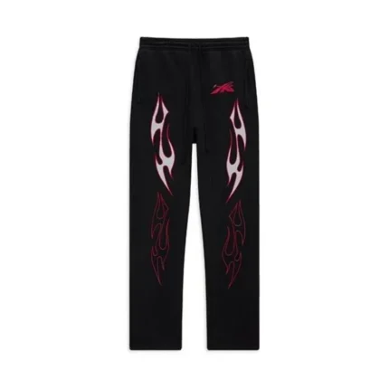 Hellstar Flame Sweatpants Black