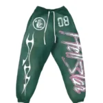 Hellstar Flare Sweatpants Green