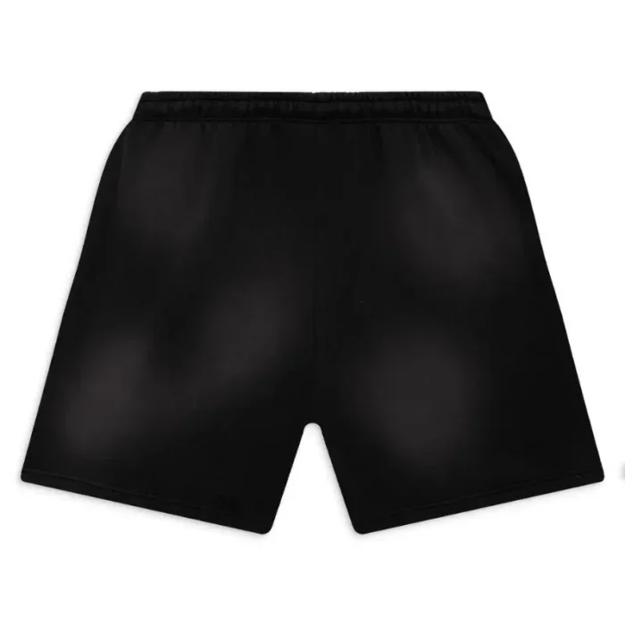 Hellstar Black Green Flame Shorts
