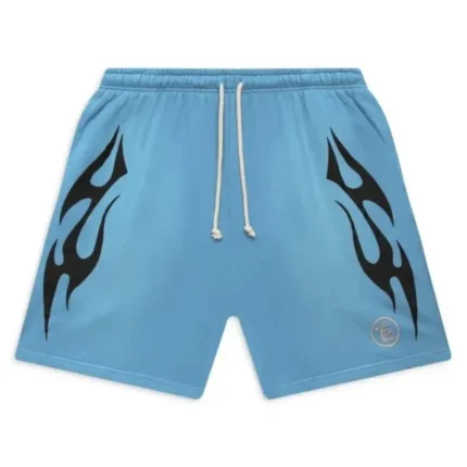 Hellstar Flame Blue Shorts