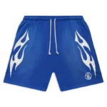 Hellstar Flame Dark Blue Shorts