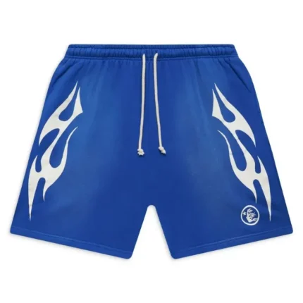Hellstar Flame Dark Blue Shorts