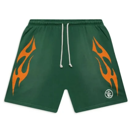 Hellstar Basic Flame Green Shorts