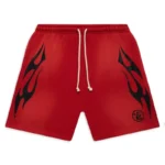 Buy Hellstar Flame Red Shorts