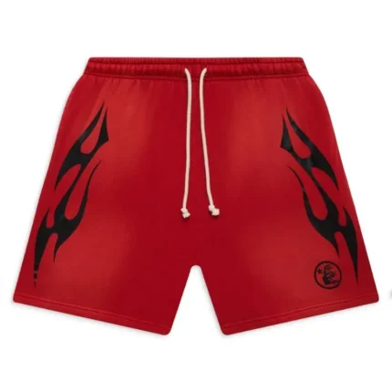 Buy Hellstar Flame Red Shorts