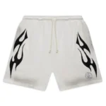 Hellstar Flame White Shorts