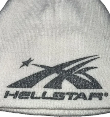 White Hellstar Beanie
