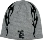Hellstar Flame Beanie Gray