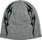 Hellstar Flame Beanie Gray