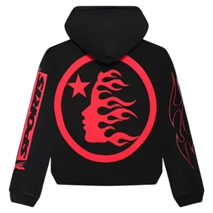Hellstar Red Sports Future Flame Hoodie