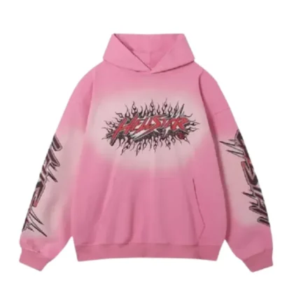 Hellstar Studios Records Hoodie in Pink