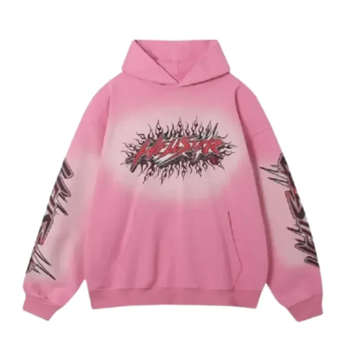 Hellstar Studios Records Hoodie in Pink