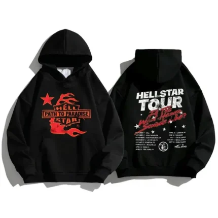 Hellstar Tour Hoodie Black