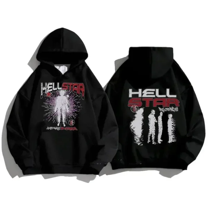 Hellstar Mens Hoodie Black