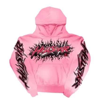 Hellstar Pink Brainwashed Brain Hoodie