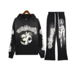 Hellstar Black Yoga Tracksuit