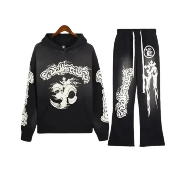 Hellstar Black Yoga Tracksuit